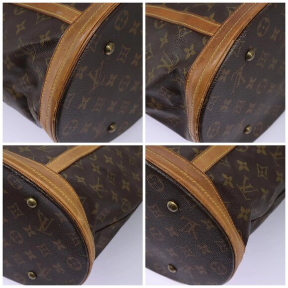 LOUIS VUITTON Monogram Bucket GM Shoulder Bag M42236 LV Auth 122132 - Picture 14 of 16
